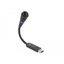 DELOCK USB mikrofon gégecsovel és némító gombbal mikrofon