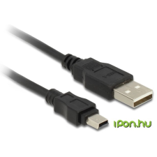 DELOCK USB Mini USB Átalakító Fekete 3m 82311 kábel és adapter