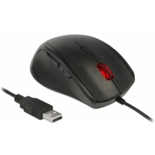 DELOCK USB optikai egér fekete (12548) (del12548) egér