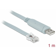 DELOCK USB RJ-45 Átalakító Szürke 1m 63911 kábel és adapter