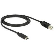 DELOCK USB Type-C 2.0 dugó &gt; USB 2.0 B típusú dugó kábel és adapter