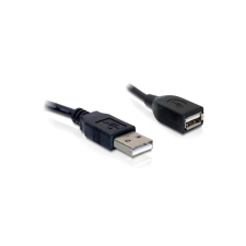 DELOCK USB Verl. A -> A St/Bu 0.15m sw (82457) kábel és adapter