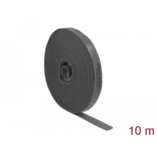 DELOCK Velcro szürke ragasztó szalag guriga Hx 10 m x Sz 15 mm villanyszerelés
