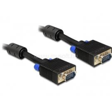 DELOCK VGA M/M video jelkábel 2m fekete (DL82557) kábel és adapter