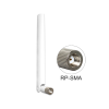 DELOCK WLAN antenna RP-SMA 802.11 a/b/g/n 2 ~ 4 dBi, mindenirányú, csuklós, fehér