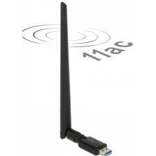 DELOCK WLAN-Stick USB3.0 Dualband 300Mbps + ext. A egyéb hálózati eszköz