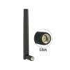 DELOCK ZigBee Antenna Multi Bluetooth, GSM, LTE, UMTS, WLAN IEEE 802.11 b/g/n SMA 1 ~ 4.3 dBi Omnidi