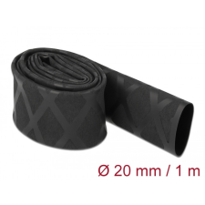 DELOCK Zsugorcső X-mintás nem csúszós 1 m x 20 mm fekete villanyszerelés