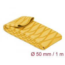 DELOCK Zsugorcső X-mintás nem csúszós 1 m x 50 mm sárga villanyszerelés
