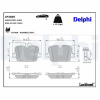 DELPHI fékbetétkészlet, rögzítőfék LP3605