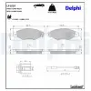 DELPHI fékbetétkészlet, tárcsafék LP1519