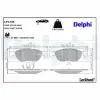 DELPHI fékbetétkészlet, tárcsafék LP1734