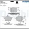 DELPHI fékbetétkészlet, tárcsafék LP1837