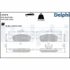 DELPHI fékbetétkészlet, tárcsafék LP2479