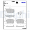 DELPHI fékbetétkészlet, tárcsafék LP4041