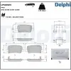 DELPHI fékbetétkészlet, tárcsafék LP5039EV