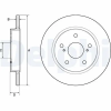 DELPHI féktárcsa BG4183C