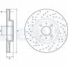 DELPHI féktárcsa BG4943C