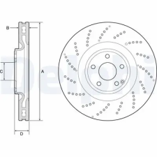 DELPHI féktárcsa BG9222C autóalkatrész