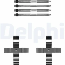DELPHI tartozékkészlet, tárcsafékbetét LX0703 fékbetét