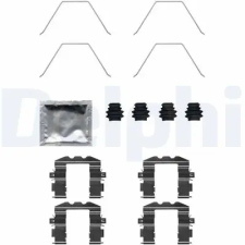 DELPHI tartozékkészlet, tárcsafékbetét LX0705 autóalkatrész