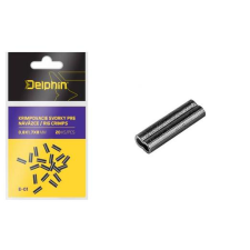 Delphin 0,8*1,7*8mm 20db, roppantó (krimpelő) cső horgászkiegészítő