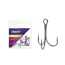 Delphin B! LureHook TRIPLE 2/0 6db/csg hármashorog horog