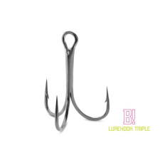 Delphin B! LureHook TRIPLE hármashorog / 6db - 2/0 horog