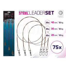  Delphin BOMB! acél előke karabinerrel szett 12kg 7 szál 75x csali