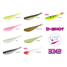 Delphin BOMB! Gumihal D-SHOT / 5db - 10,5 cm/REDFACE csali