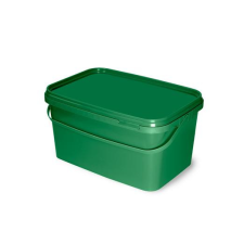 Delphin CLASSA green 5L szögletes vödör fedéllel horgászkiegészítő