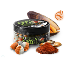 Delphin D SNAX SHELL csali 14mm/30g Kagyló-Fűszer/wafters/oldódó bojli, aroma