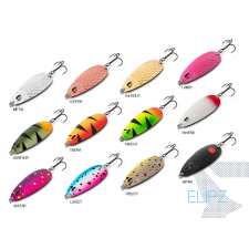 Delphin ELIPZ FullSCALE támolygó kanál - 12g METAL Hook #2 csali
