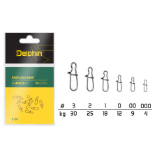 Delphin Fastlock Snap C-01/10db BN/00 horgászkiegészítő