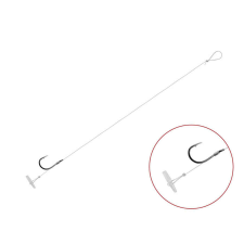 Delphin FLR Quickstop 6db, 12cm #6 feeder kötött horog horog