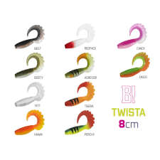 Delphin Gumihal Delphin TWISTA UVs / 5db 8cm/BOOTY csali