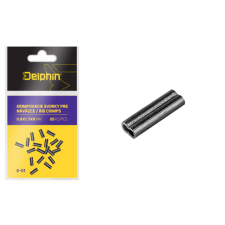 Delphin Krimpelő cső /20db - 0.7x1.5x6mm horgászkiegészítő