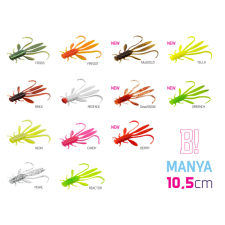 Delphin MANYA UVs nimfa / 5db - 10.5cm/DeadSNOW csali
