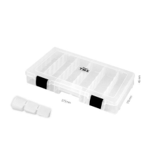 Delphin TBX One 273-6P Clip 273x176x45mm, szerelékes doboz horgászkiegészítő