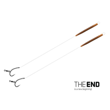 Delphin THE END D-Rig kötött horog / 2db 20 cm / 17lbs / #6 horog
