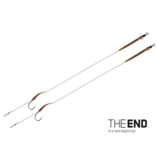  Delphin The End Skin 20cm/25lbs/#4 2db horgos előke horog