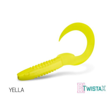  Delphin TwistaX Eeltail UVs 5db 6cm YELLA gumihal csali