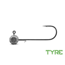 Delphin Tyre 20g #8/0 Grub-tartóval ellátott jigfej 5 db/csg csali