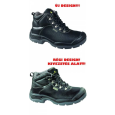 Delta Bakancs Pigmentált kruponbőr kétrétegű PU talp S1P black 41