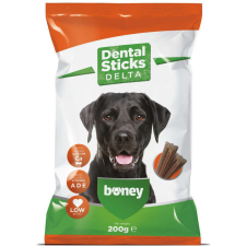 Delta Boney Dental Sticks Delta - Alacsony zsírtartalmú rágórudak kutyáknak 200g jutalomfalat kutyáknak