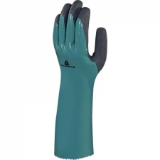Delta Kesztyű Chemsafe nitril mártott dupla mártás green/black 8 védőkesztyű