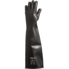 Delta Kesztyű latex 60cm black 10 védőkesztyű