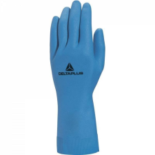 Delta Kesztyű latex pamut bolyhozással 32cm blue 8 védőkesztyű