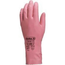 Delta Kesztyű Zephir latex pamut bolyhozással 30cm pink 6,5 védőkesztyű