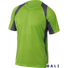 Delta Póló Bicolor sport és szabadidő lélegző könnyű green/grey M